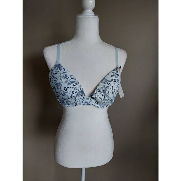 Lucky Brand T-Shirt Bra Sz 38C Light blue New - Picture 1 of 5